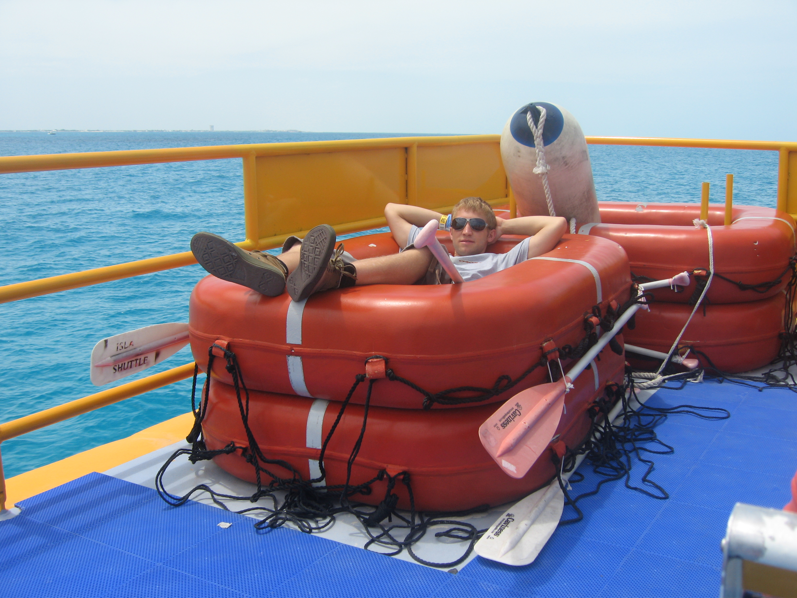 es geht ganz gechillt, das zweite Mal auf Isla Mujeres