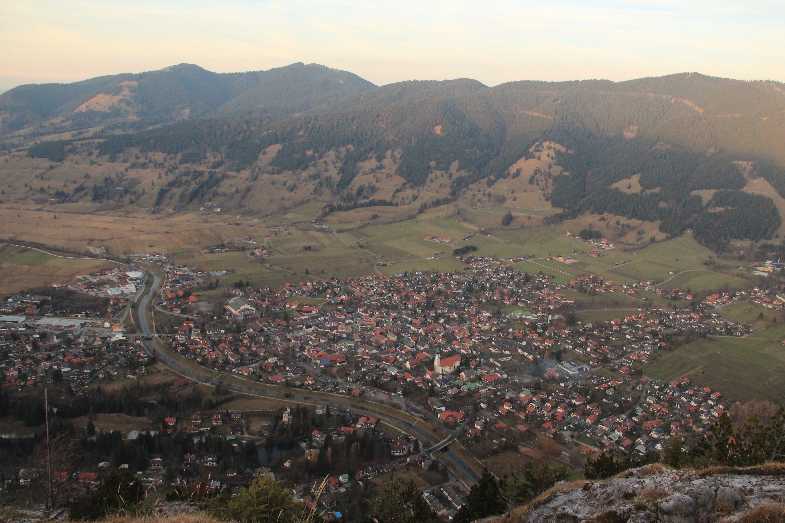 Oberammergau aus 1342 m Höhe