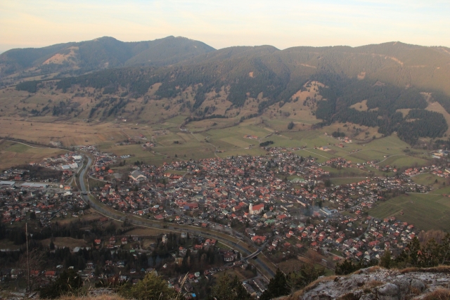 Oberammergau aus 1342 m Höhe